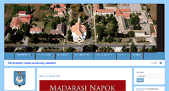 Desktop Screenshot of madaras.hu